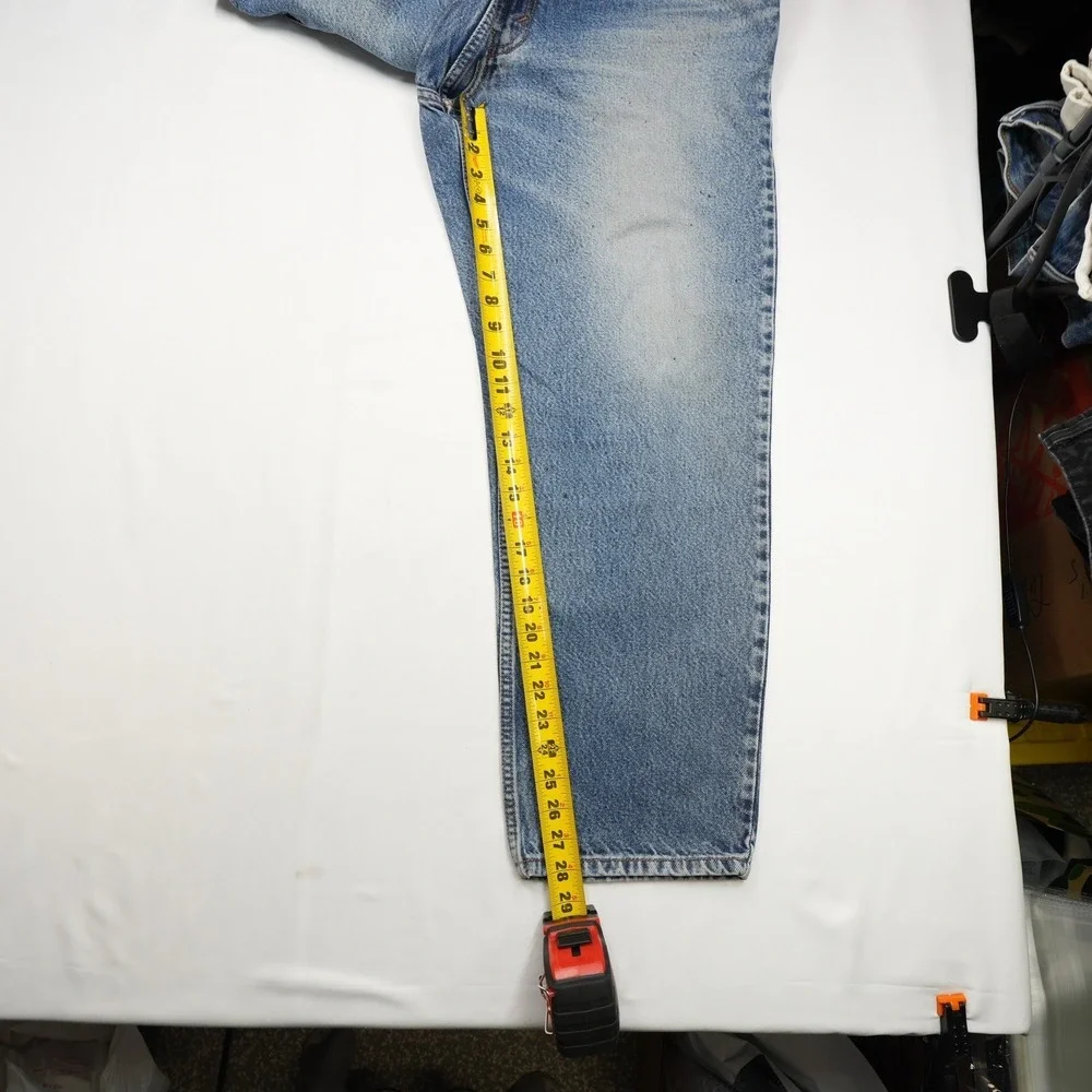 Levi's 550  Relaxed Fit Jeans 38x30 (37X28) Pre Shrunk Stonewash Blue Denim Pnts